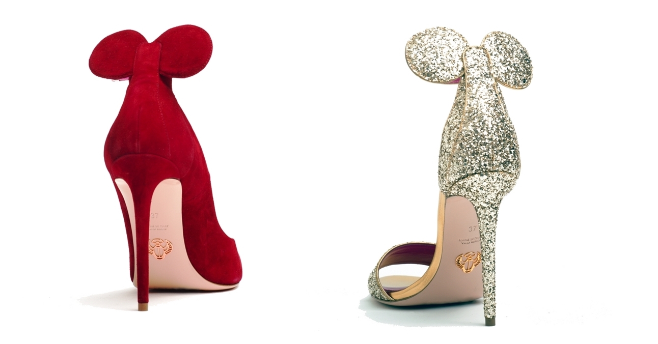 米奇米妮跑到高跟鞋上去了！可愛度滿分的米妮精品鞋履 米妮、米奇、高跟鞋、迪士尼、minnie
