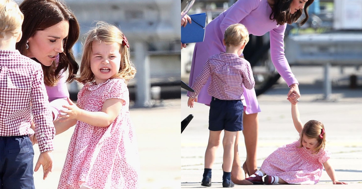 皇室王子公主也是一般小孩啊！夏綠蒂鬧脾氣氣到跌坐地板的真相還原 喬治王子、夏綠蒂公主、鬧脾氣、凱特王妃、威廉王子、英國皇室