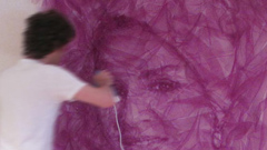 創作無極限！藝術家Benjamin Shine用薄紗熨斗燙出一幅畫 Benjamin Shine、英國、藝術、繪畫、安迪沃荷