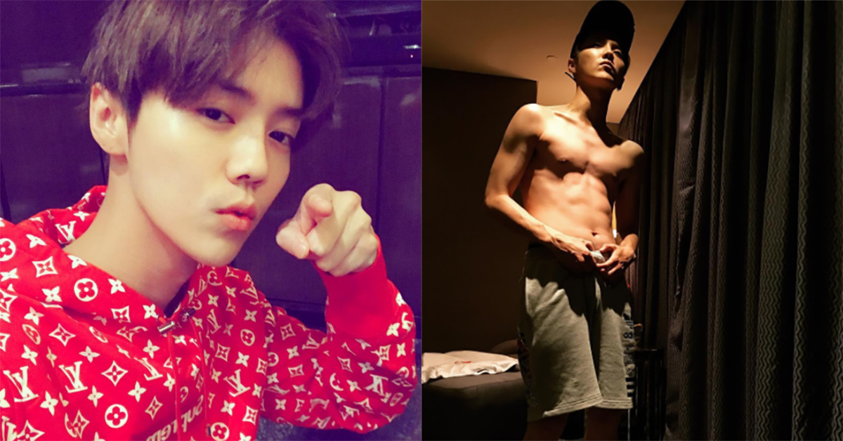 鹿晗膩了花美男稱號？才練3天腹肌就已經有模有樣了 鹿晗、花美男、腹肌、MAN、口水、帥、男人、魅力、甜蜜爆擊