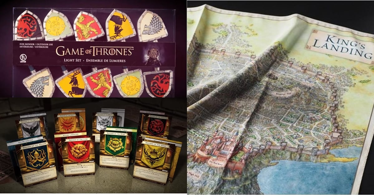 我也想要各大家族家徽和君臨城地圖！ 全球限量《冰與火之歌鐵粉珍藏寶盒》 冰與火之歌、權力遊戲、家徽、地圖、無面者、蘭尼斯特、史塔克、龍后、Faceless Man、 Lannister、Stark、Game of Thrones、