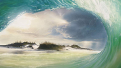 彩色波濤蔓延 Ashton Howard的海浪油畫創作 藝術、繪畫、油畫、海浪、波濤、 Ashton Howard、藝術