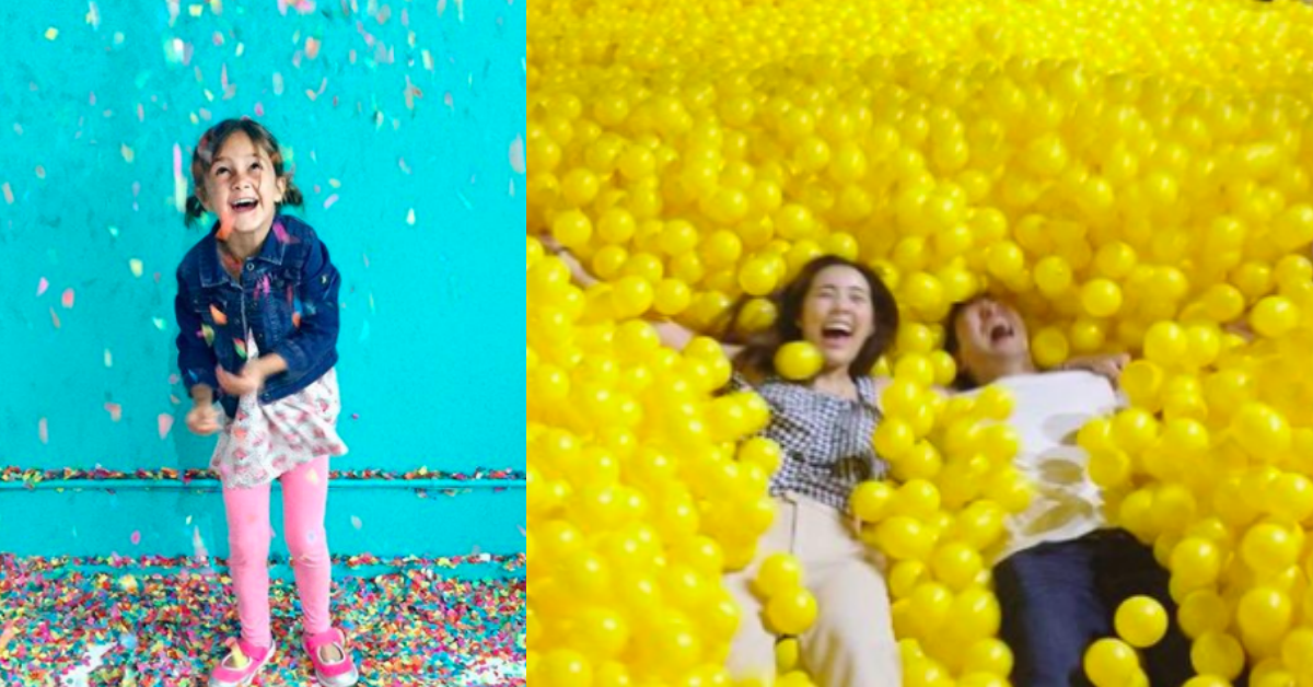 不說我還以為這裡是天堂呢！舊金山繽紛彩虹屋滿足你未泯的童心 展覽、彩虹屋、thecolorfactory、球池、色票、pantone