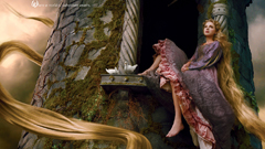 迪士尼夢幻人物寫真  泰勒絲扮演長髮公主 攝影、Disney Dream Portrait、Annie Leibovitz、迪士尼、Disney