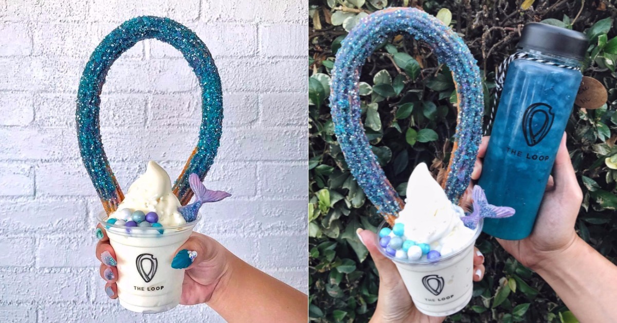 美過火的波光粼粼吉拿棒！美國The Loop推出小美人魚海洋期間限定甜品 吉拿棒、Churros、The Loop、The Loop: Handcrafted Churros、小美人魚、海洋、限定、美國、加州