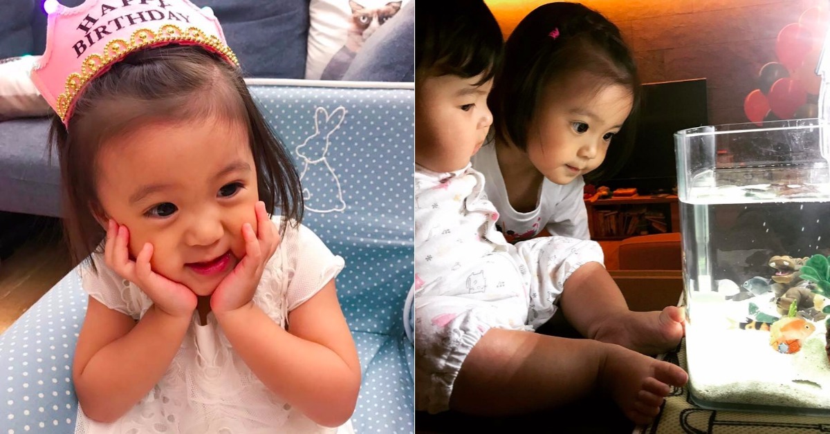 咘咘2歲生日快樂！從Bo妞的獅子好姊姊晉升為小魚媽媽 咘咘、Bo妞、賈靜雯、修杰楷、獅子