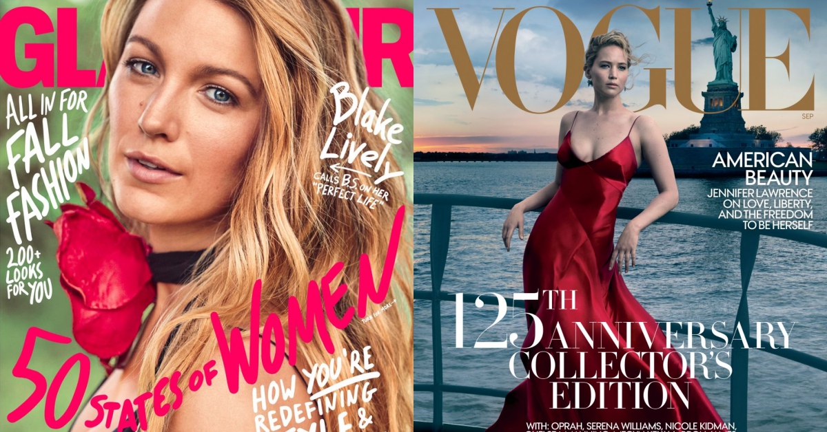 誰會再紅一年從九月號封面丟災！時尚雜誌「金九」版封面出爐 小珍妮佛、艾瑪史東、克莉絲汀史都華、賽威CP、布蕾克萊芙莉、貝拉哈蒂德