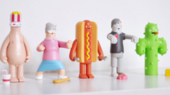 食之無厘頭趣味 美味倫敦玩具公仔 爆米花、阿媽、活屍、仙人掌、熱狗