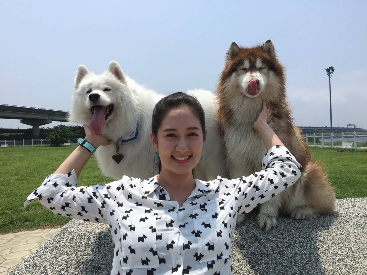 混血主持人被70隻狗兒包圍！「愛遊台灣Follow Alana」全新第二季首播 Alana、混血美女主持人、狗狗