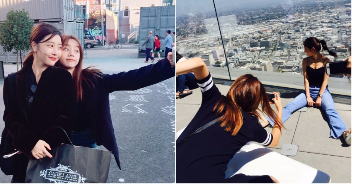 你也有個不計形象幫你拍照的好友嗎？Girl’s Day惠利醜姿勢幫成員拍美照 Girl's Day、珉雅、Yura、素珍、惠利