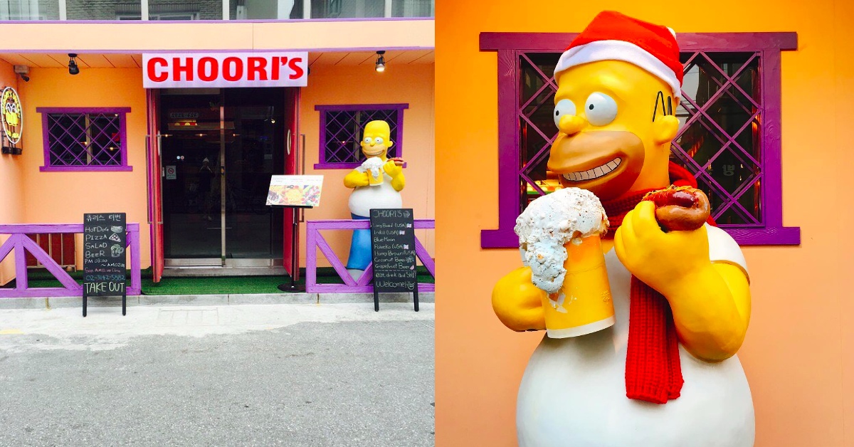 不用飛美國就可以看到「老莫酒吧」！這間餐廳讓所有辛普森迷都興奮了 辛普森、老莫酒吧、首爾、弘大、Choori's Tavern