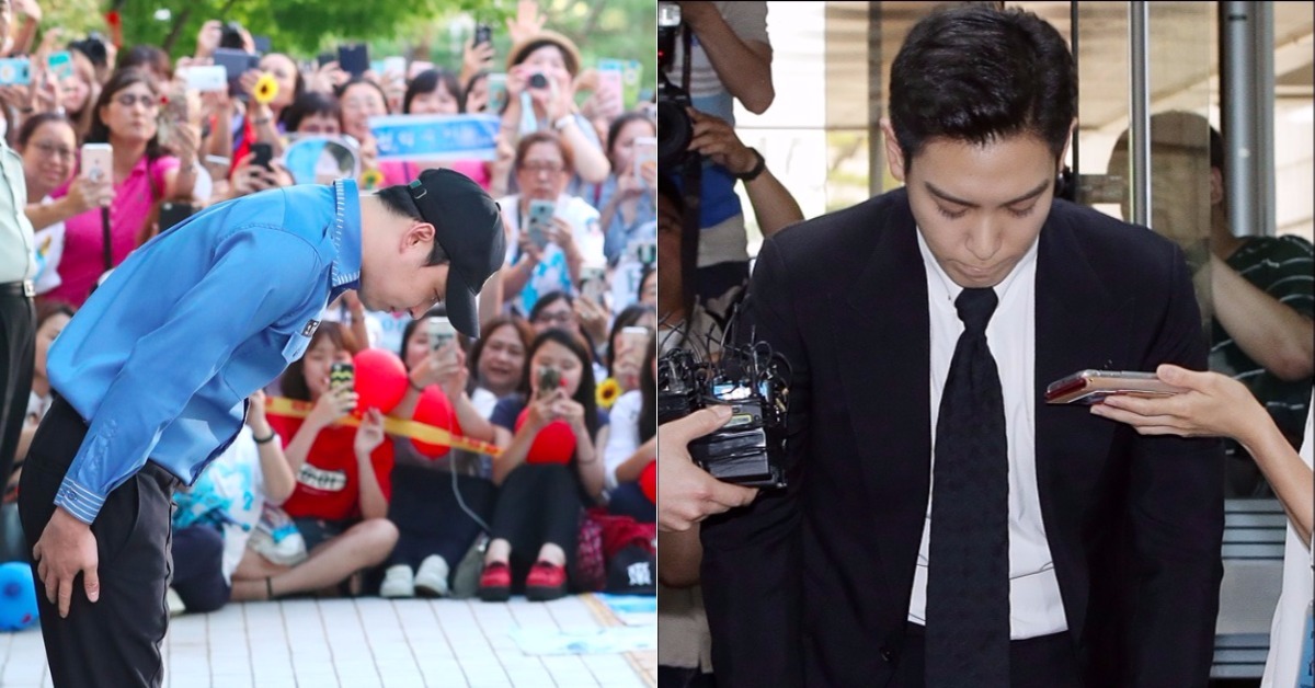 退出劇組、作品遭拒看！這些染上吸毒、性醜聞的韓星有可能被大眾原諒嗎？ T.O.P、溫流、朴有天、SHINee、朴施厚、我的黃金光輝人生、BIGBANG、性侵、吸毒