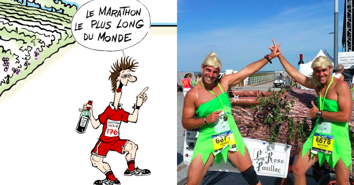 跑到一半醉倒路邊？可以豪飲名品酒的「法國梅多克紅酒馬拉松」9月微醺開跑 馬拉松、路跑、紅酒、葡萄酒、喝酒、法國、波多爾、梅多克、紅酒馬拉松