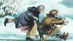 好姐妹一起慢慢變成老奶奶  溫馨可愛插畫 插畫、Inge Löök、Ingeborg Lievonen、Old Ladies、老奶奶