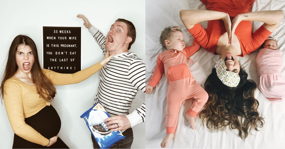 新手媽媽幽默感大爆棚！揍爆老公搞笑揭發比當兵還苦的懷孕日記 新手媽媽、懷孕、日記、IG、搞笑