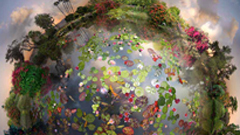 你眼裡的地球比較像哪一個？漂浮球體攝影藝術繪畫 繪畫、攝影、藝術、地球、Catherine Nelson、藝術