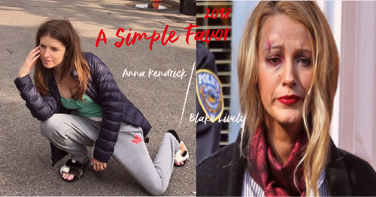 布蕾克居然被打到眼睛黑青？懸疑度更勝《控制》的驚悚電影《A Simple Favor》將登場 控制、列車上的女人、布蕾克萊芙莉、安娜坎卓克、電影、A Simple Favor、Blake Lively 、Anna Kendrick