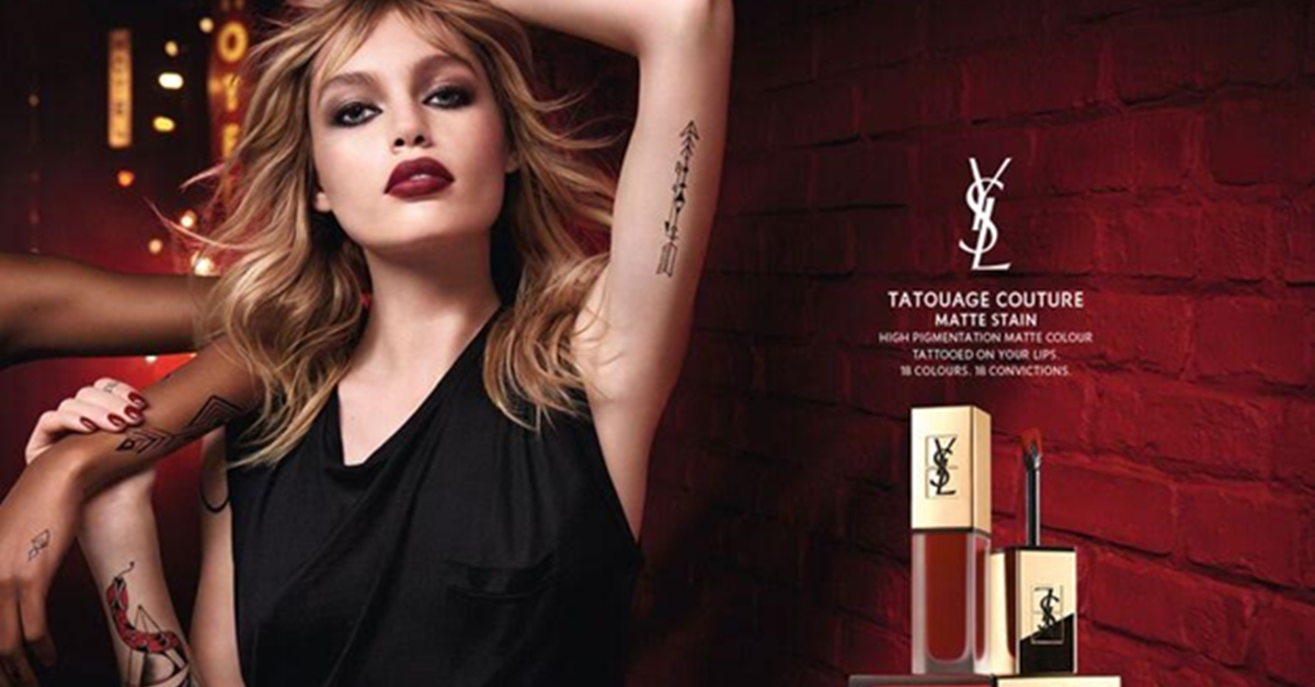 美到逆天的唇上心機！YSL時尚印記絲絨唇露即將上市 YSL 、時尚、美妝、唇露