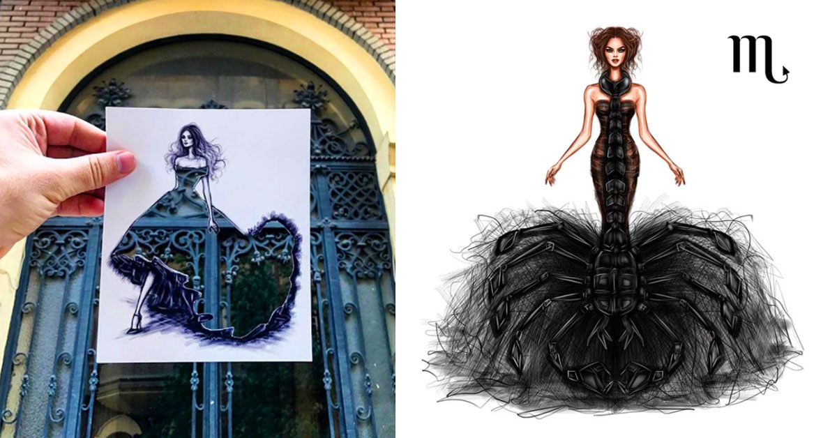 生活中的一隅都有可能是素材！婚紗不只夢幻華麗也是最美的風景 Shamekh Bluwi、婚紗、夢幻、結婚、華麗、風景、洋裝、shamekh、素描、插畫、藝術