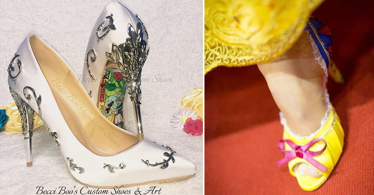 最夢幻的童話婚禮進行式！《美女與野獸》婚鞋讓公主夢實現了 貝兒、美女與野獸、夢幻、婚禮、婚鞋