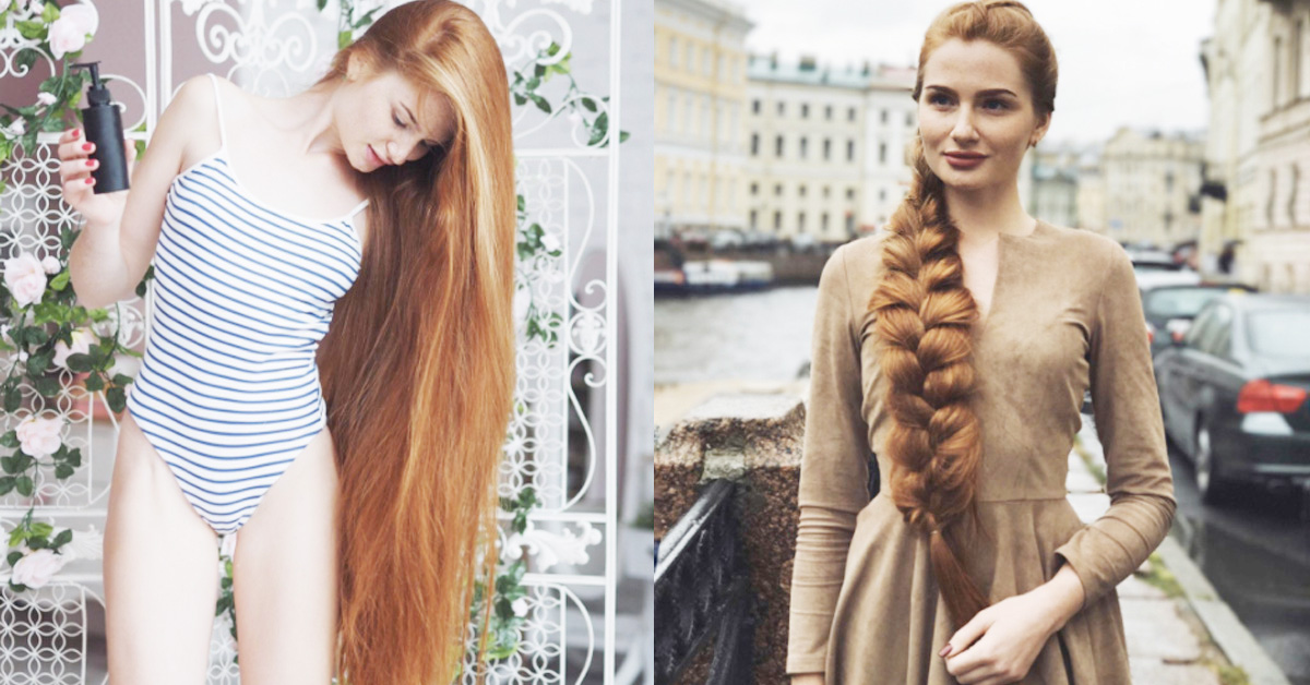 長髮公主走出童話現身！俄羅斯長髮美少女Anastasia讓男生都想攀繩了 長髮公主、Anastasia Sidorova、童話故事、護髮、養髮