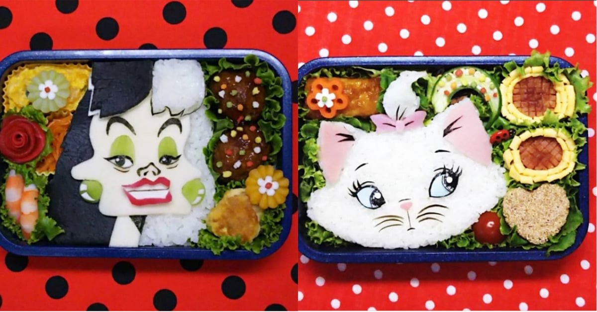 一定要吃光超壞庫伊拉！日本媽媽的迪士尼便當每款都超級神還原！ 手作、便當、迪士尼、午餐、媽媽、日本、藝術