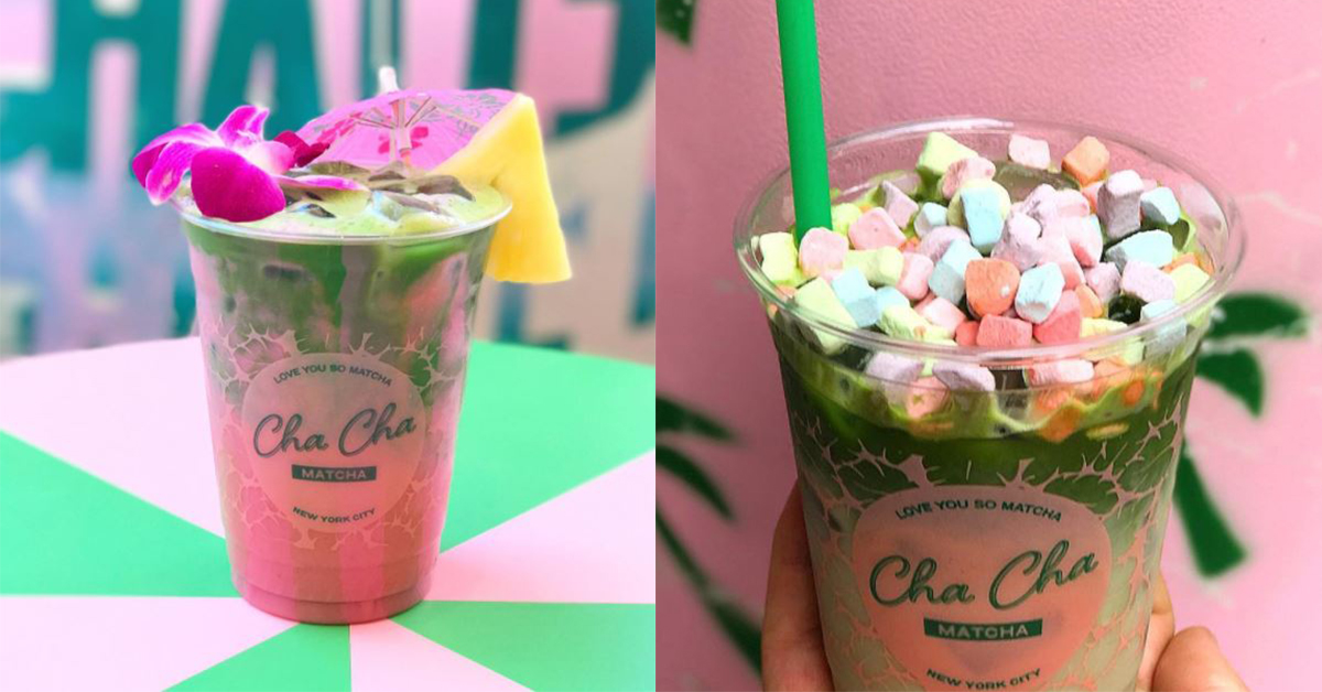 抹茶解放大和魂啦！在紐約搖身為時尚風情的夢幻系飲品 紐約、抹茶、Cha Cha Matcha、chachamatcha、美國、飲料、甜點、夢幻