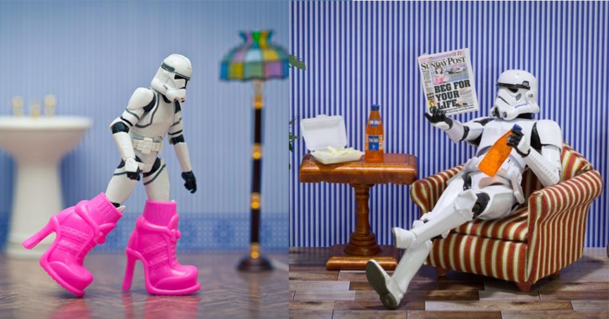 風暴兵大方展示收藏鞋款竟是粉紅高跟鞋！退休生活做自己好自在 風暴兵、蘇格蘭、攝影、David Gilliver