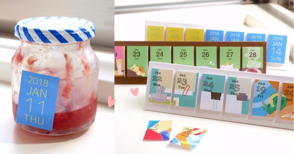每一天隨手撕、隨意貼「便利貼日曆」！IG日曆是文具控的小確幸 日曆、德國、日本、文具、桌曆、便利貼、迷你、IG日曆、文具控