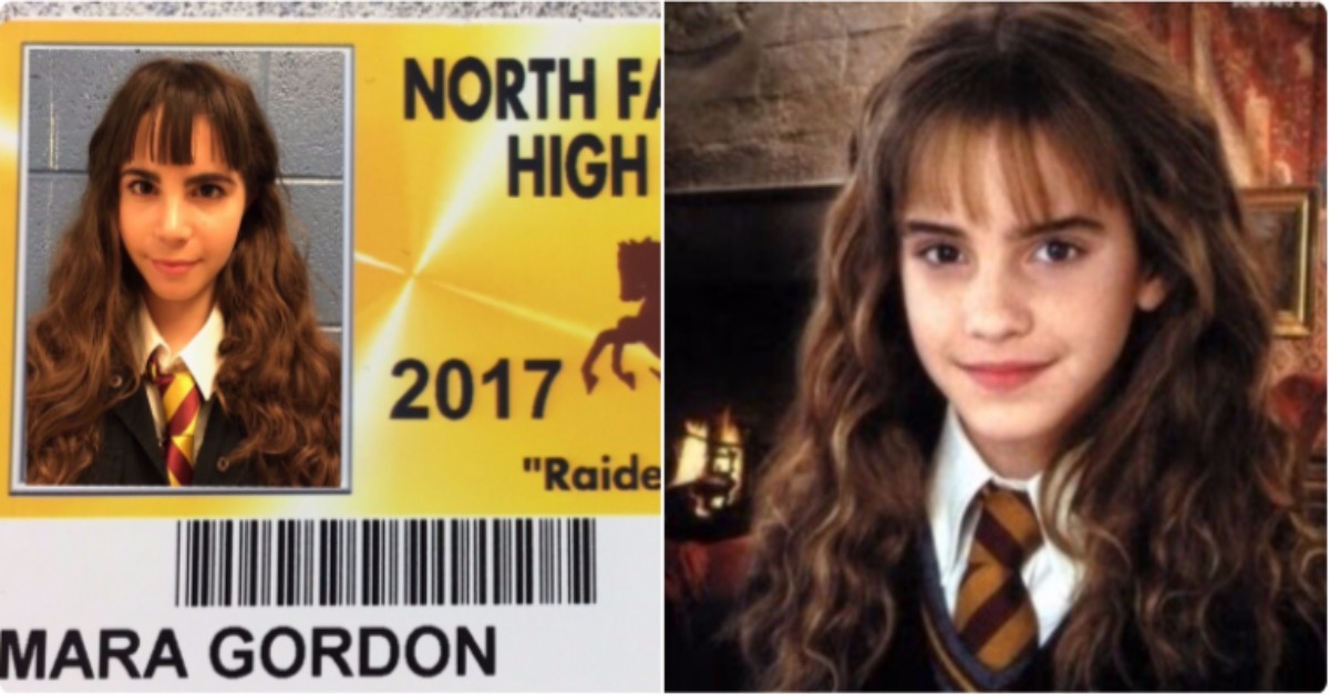 94要扮成妙麗拍證件照啊！這個高中的學生證每個都超級酷 證件照、學生證、高中、學生、創新、照片、有趣、搞笑、酷