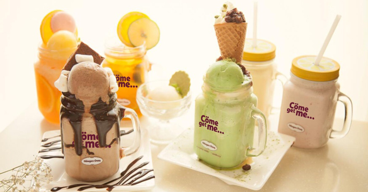 抓緊夏天的尾巴免捶心肝！閨蜜聚會必點少女心大噴發甜心凍凍飲！ 冰淇淋、閨蜜、少女心、哈根達斯、Häagen-Dazs