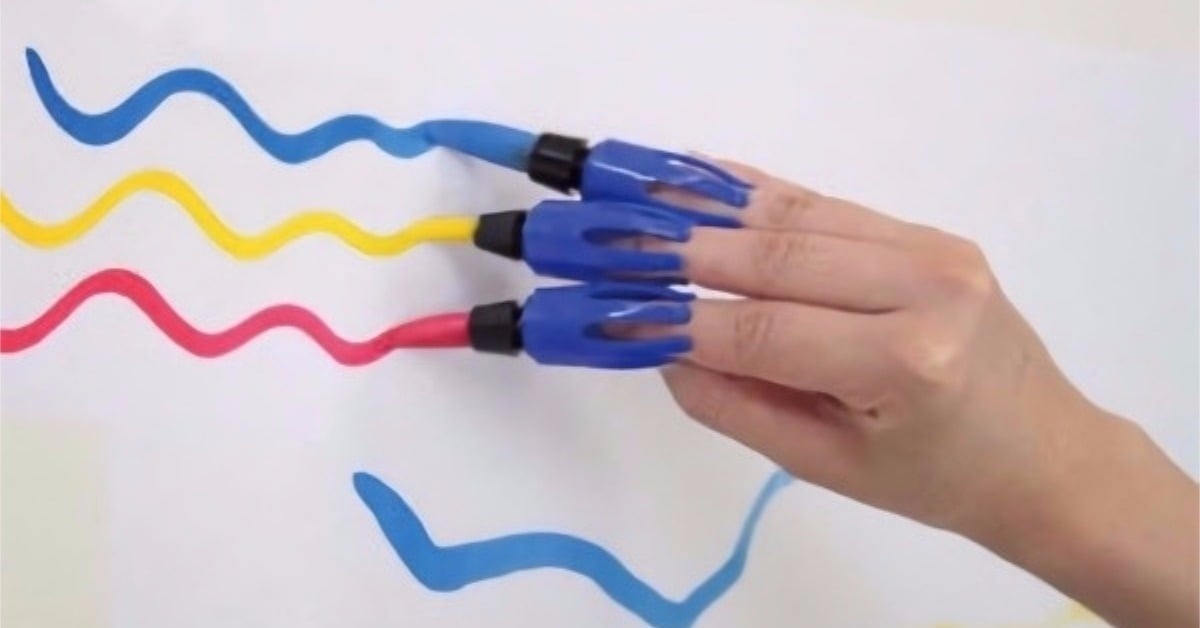 百年傳統、全新感受「手指毛筆」！就像用指尖寫字一樣自在 毛筆、手指毛筆、墨運堂、爆米花、彩繪墨筆