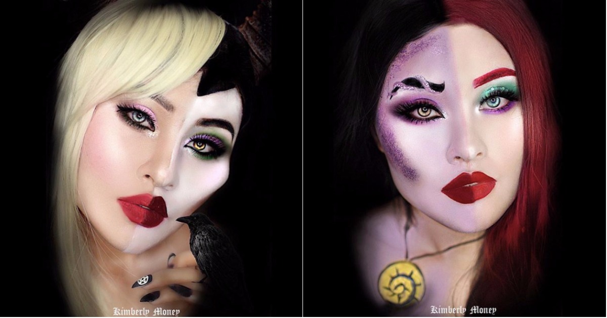 原來烏蘇拉跟愛麗兒是同一個人？她的超強仿妝讓善惡兩派完美結合了！ 迪士尼、正派、反派、彩妝、仿妝