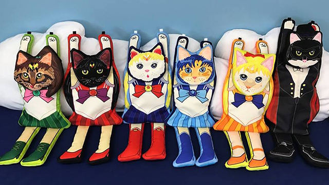 可換頭的「喵少女戰士」想要嗎？香港創意公仔袋讓美戰角色一秒變貓臉 STARS&TART、香港、喵少女戰士、燕尾服蒙面喵俠、創意、趣味、換頭公仔袋、喵星人、美少女戰士、換頭、設計