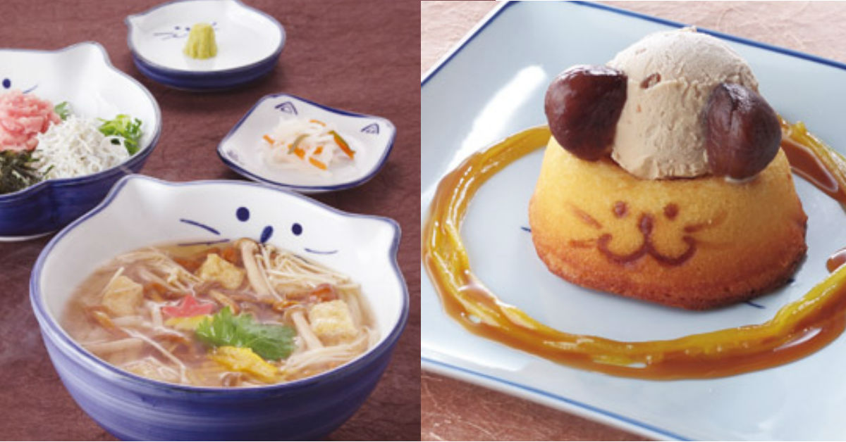 視覺與味覺同時被療癒！卡哇伊貓咪食器讓人胃口大開 貓咪、食器、のらや、烏龍麵