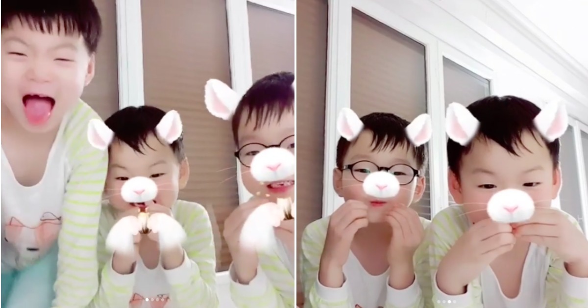 大韓民國萬歲扮兔子萌翻！宋一國：「萬歲像是肉食動物」 大韓、民國、萬歲、三胞胎、我的超人爸爸、秋小愛、秋成勳、李棟旭、釜山影展