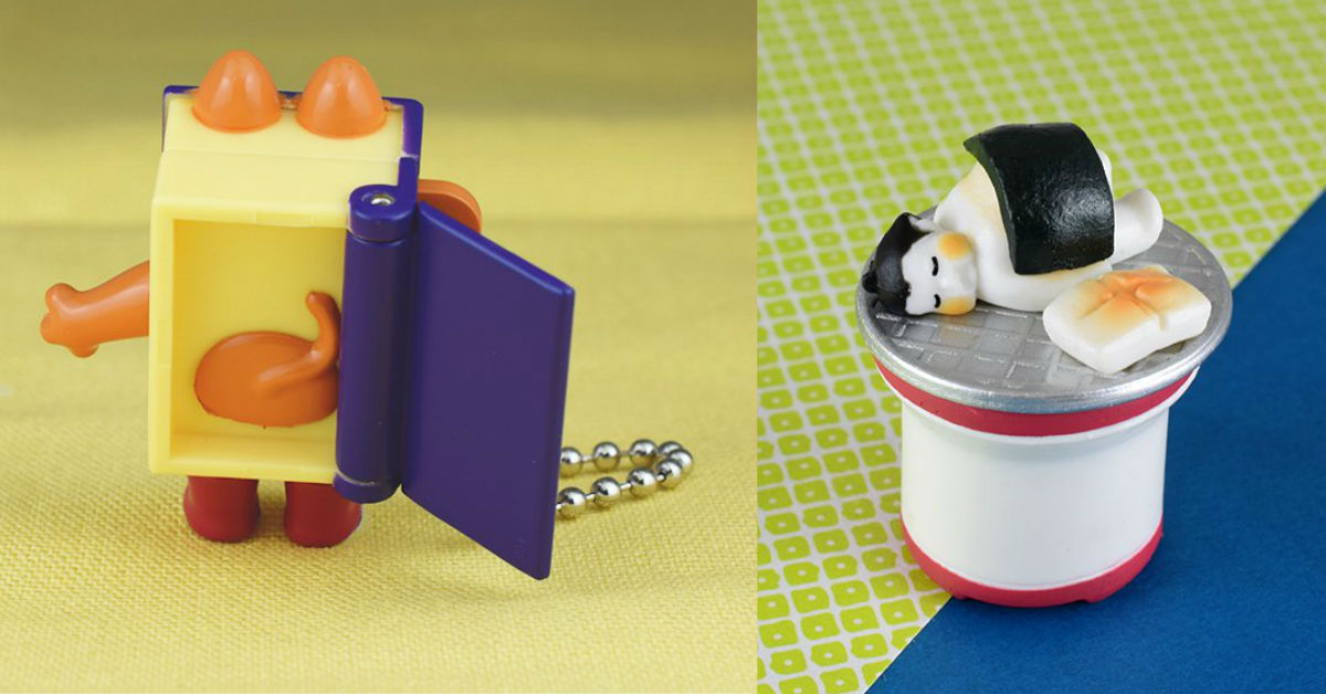 書本屁屁、相撲力士年糕也太Q！令人會心一笑的創意扭蛋登場 