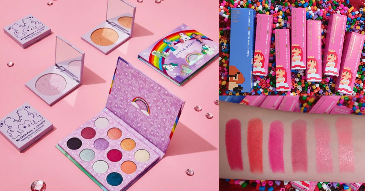 童年回憶再現～可愛到不行！瑪莉兄弟、My Little Pony超萌聯名彩妝開箱給妳看 colourpopcosmetics、植村秀、聯名、限量、shuuemuraxsupermario、mylittlepony