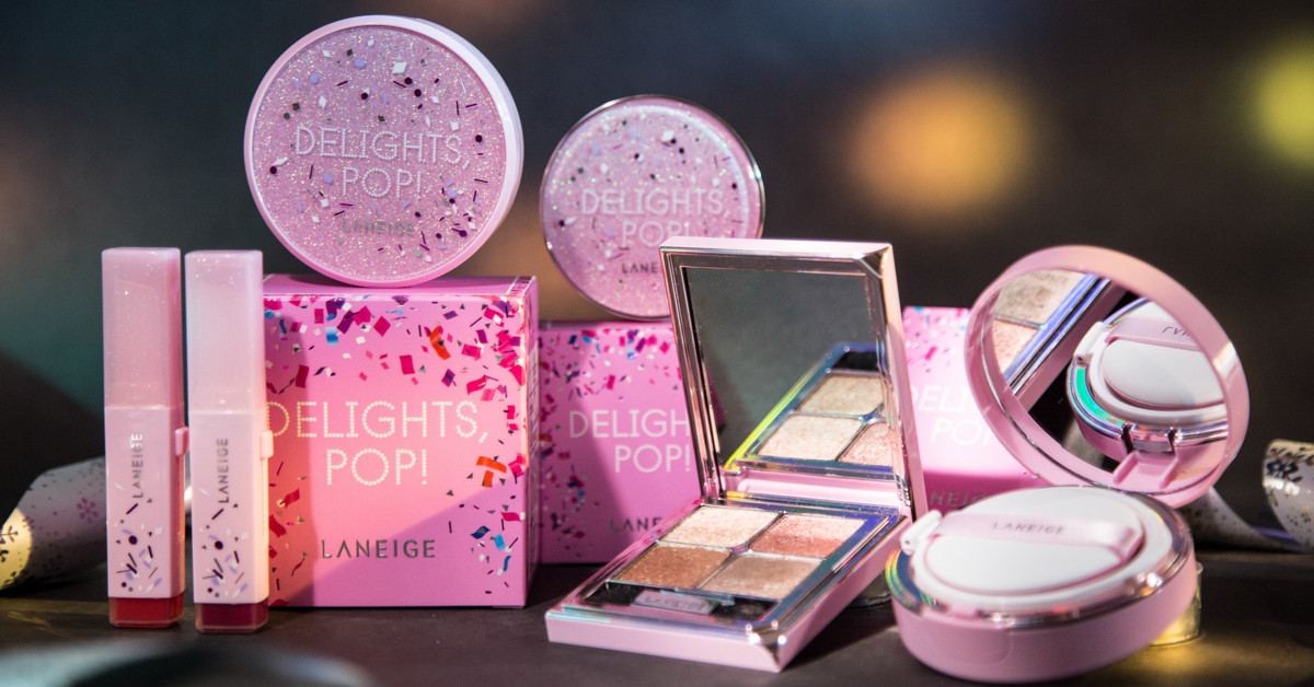  粉紅閃亮風暴連李聖經也淪陷！2017最令人期待的韓系聖誕彩妝開箱全試色 粉紅、風暴、韓國、化妝品、蘭芝、聖誕節