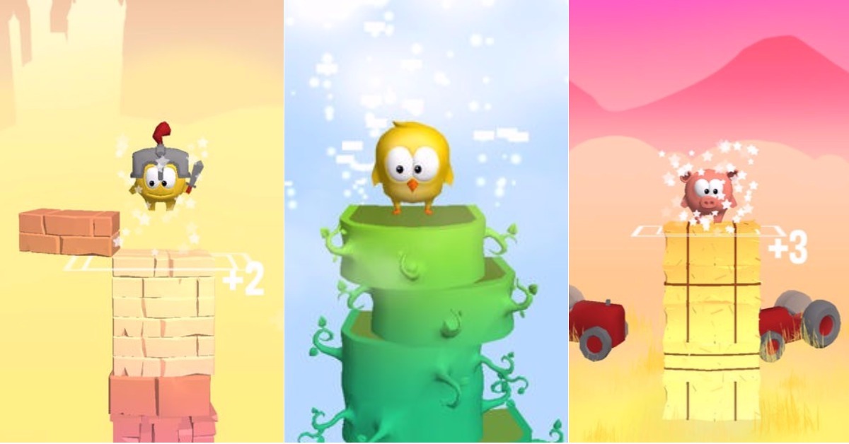 挑戰你的登高極限！療癒型疊疊樂手遊《Stack Jump》 手遊、療癒、疊疊樂、登高、極限、磚塊、Stack Jump