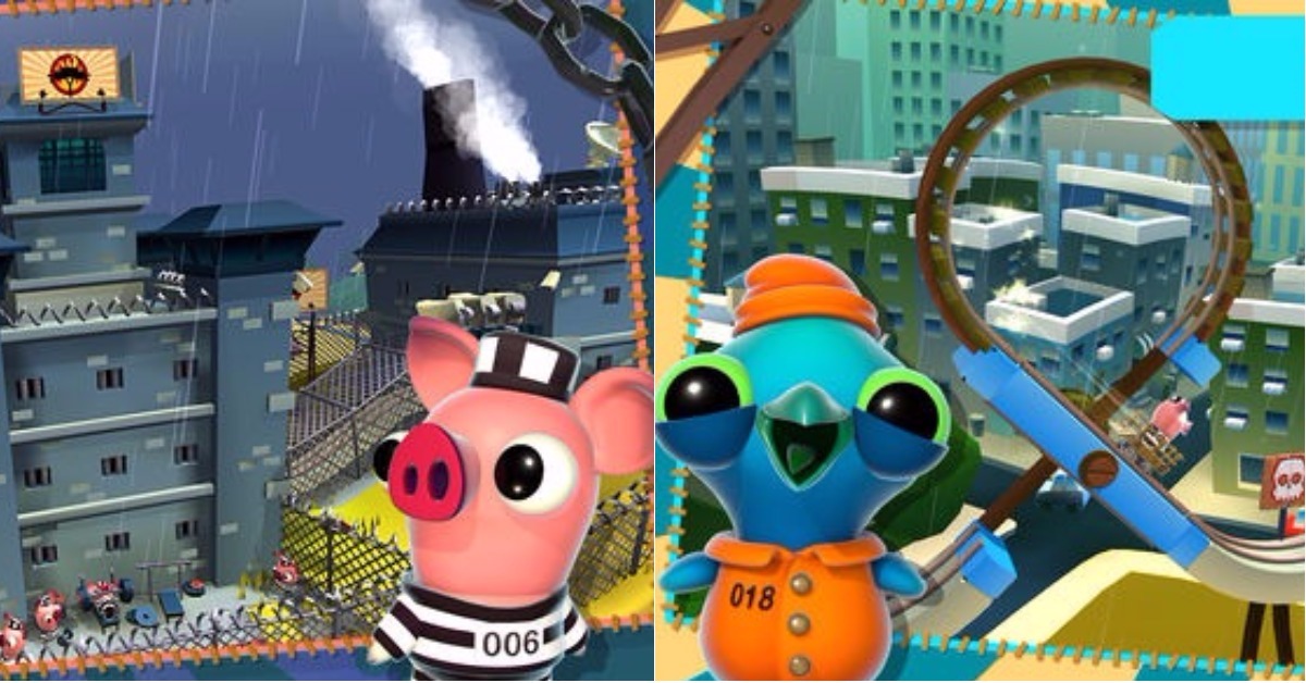 幫助小豬回到他的朋友圈吧！體驗逃亡刺激感的動作手遊《培根逃亡》 小豬、動物、監獄、逃亡、逃獄