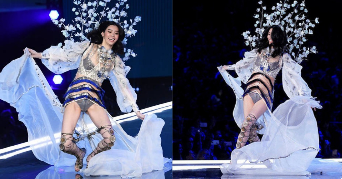 中國超模奚夢瑤上海維密秀摔跤！微博發文：「對不起讓大家失望了」 超模、維密秀、Victoria's Secret、奚夢瑤、陳學冬