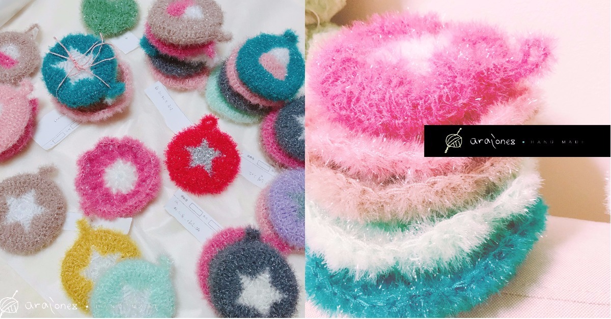 這麼夢幻的小物是「菜瓜布」？甜到要長螞蟻的菜瓜布要喚出你的少女心！ 菜瓜布、夢幻、萌、台灣、日本、韓國、菜瓜布界的香奈兒、藝術