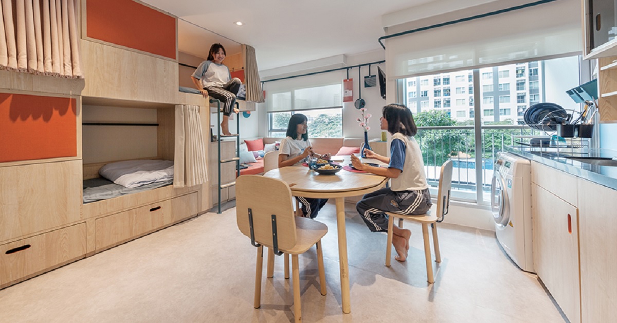 跟室友吵架不爽就上床關窗？泰國學生宿舍美到台灣網友都想轉學啦 女生寓所、居家、設計、活動式、家飾