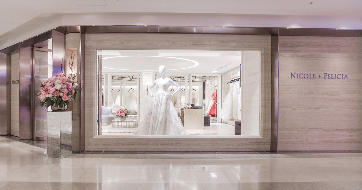 時髦現代、經典絕美！NICOLE & FELICIA全球首家形象店盛大開幕 NICOLE 、FELICIA 、NICOLE & FELICIA、形象店、高級訂製禮服