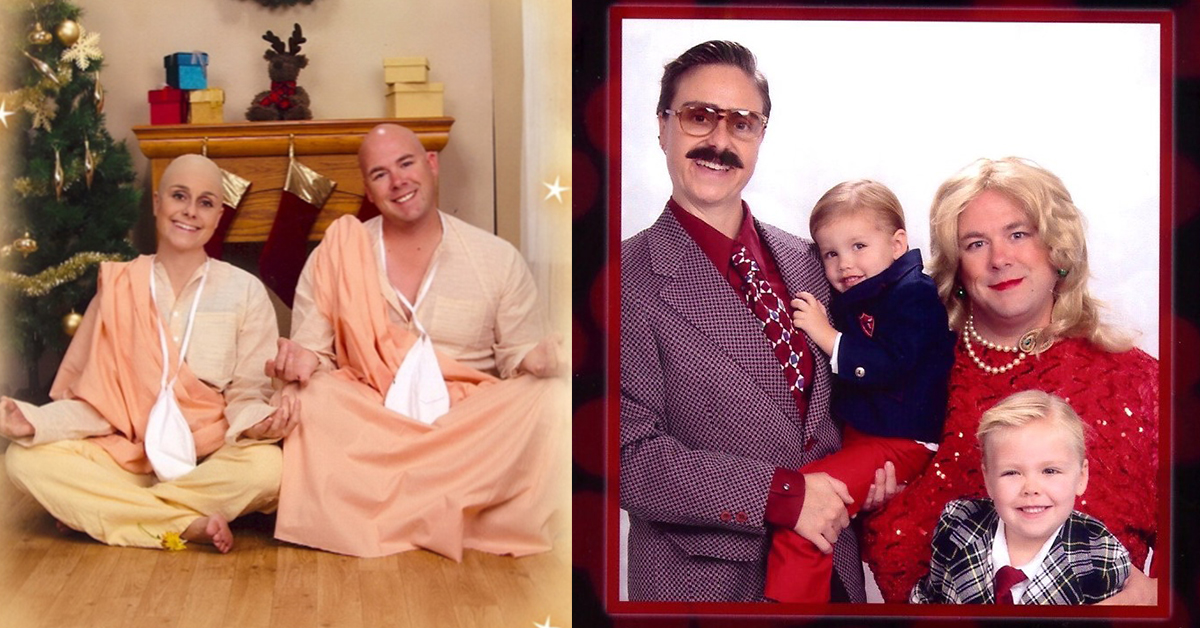 我的阿姨一家怎麼每年都長不一樣？Bergeron夫婦的「零偶包聖誕卡」收到保證捨不得扔！ 聖誕節、卡片、賀卡、搞笑、家人、親情、Bergeron