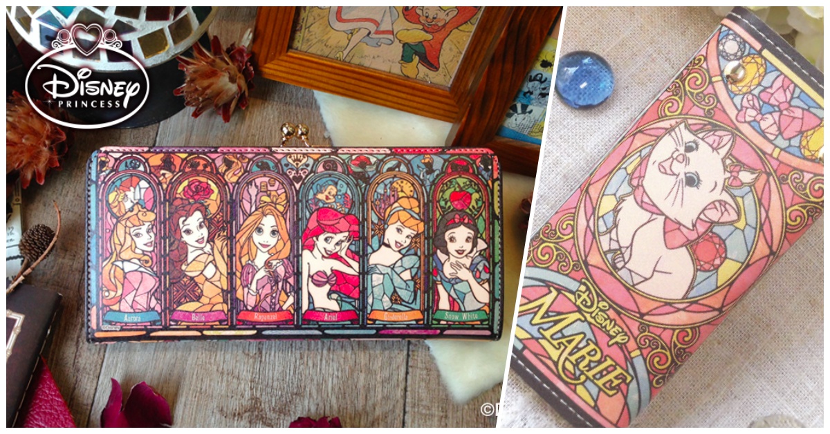 瑪麗貓又要來搶大家荷包惹！迪士尼彩繪玻璃風設計美翻天 迪士尼、瑪麗貓、彩繪玻璃、手作皮件、皮革小物、迪士尼公主