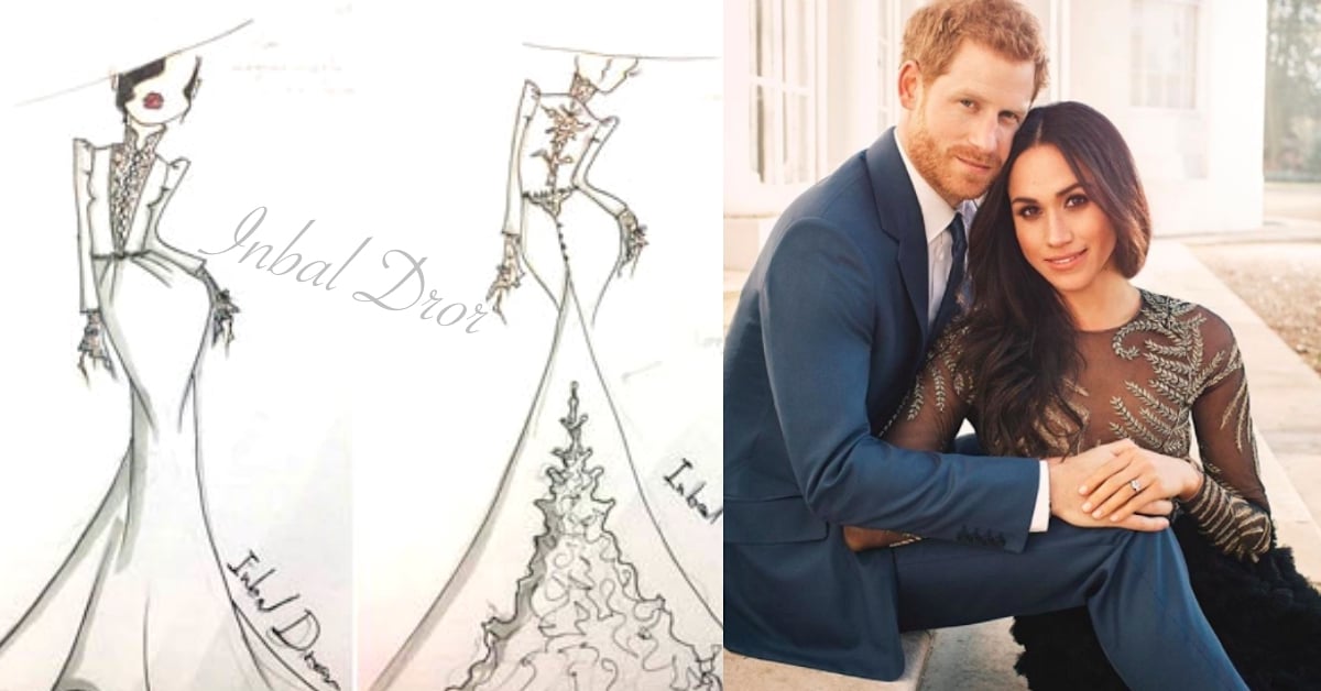 偷窺「準王妃」的小心機！Meghan Markle的夢幻婚紗草圖曝光 英國皇室、王妃、Meghan Markle、婚紗、哈利王子、結婚