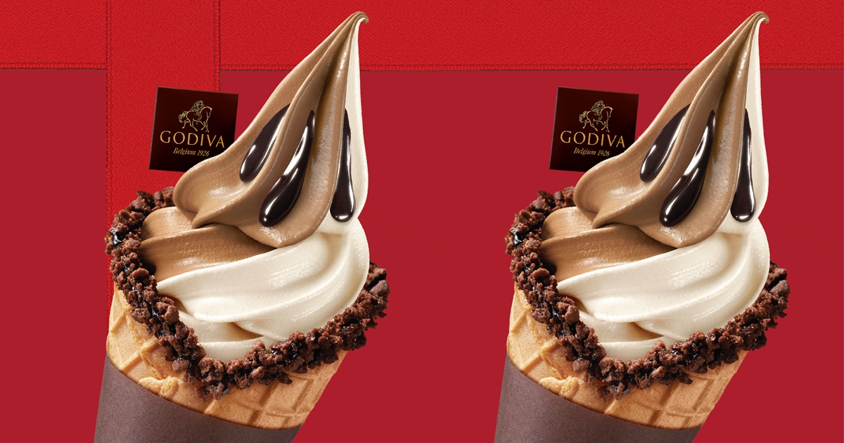 年末迎新不孤單！GODIVA霜淇淋買一送一 GODIVA、買一送一、巧克力、霜淇淋、比利時