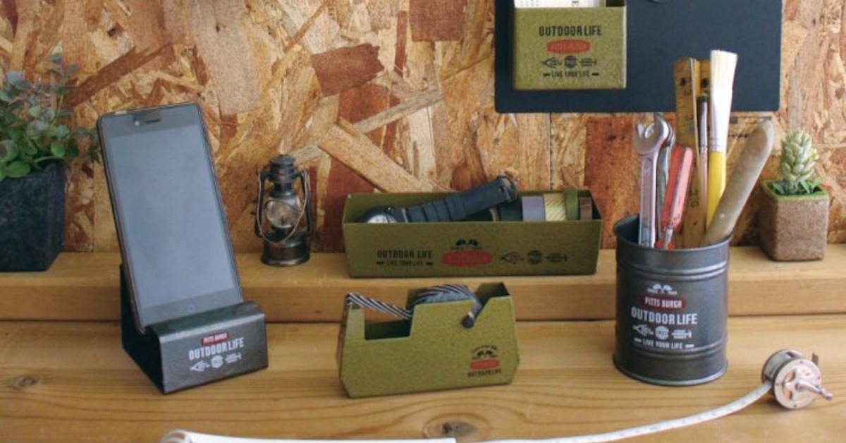 新年的書桌收納要走什麼風？工業風復古收納正流行 新年收納、書桌收納、文具控、買文具、剁手指小姐、鐵桶筆筒、書本收納盒、文具控